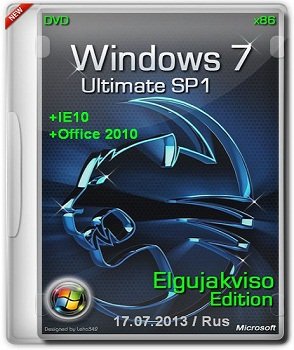 Windows 7 Ultimate SP1 x86 Elgujakviso Edition 07.2013 Русский
