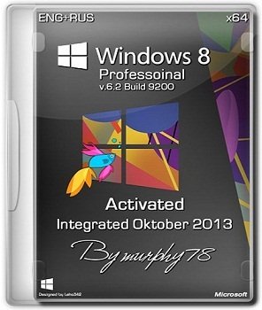 Windows 8 x64 Professional Activated Integrated 2013 by murphy78 (2013) Русский