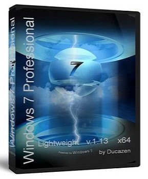 Windows 7 SP1 Professional x64 Lightweight v.1.13 by Ducazen (2013) Русский