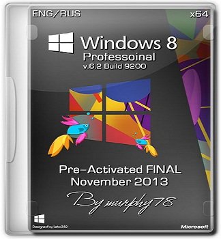 Windows 8 Professoinal x64 Pre-Activated FINAL November (2013) Русский