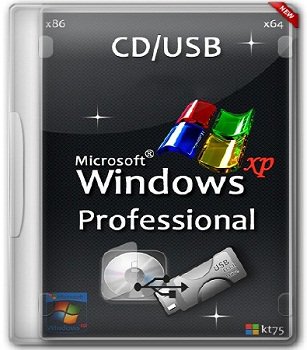 Windows XP Professional Edition VL x86/x64 CD/USB by kt75 (2013) Русский
