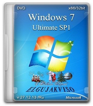 Windows 7 Ultimate SP1 x86 Elgujakviso Edition (2013) Русский