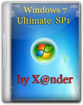 Windows 7 Ultimate (32bit) SP1 by X@nder v.0.1 (2014) Русский
