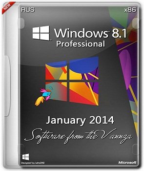 Windows 8.1 Pro (х86) January Software from the Vannza (2014) Русский