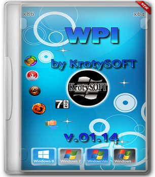 WPI by KrotySOFT (32bit+64bit) v.01.14 (2014) Русский