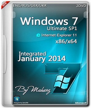 Windows 7 Ultimate x86-x64 SP1 By Maherz (2014) Русский