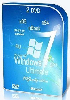 Windows 7 Ultimate x86-x64 nBook IE11 by OVGorskiy 2 DVD (2014) Русский