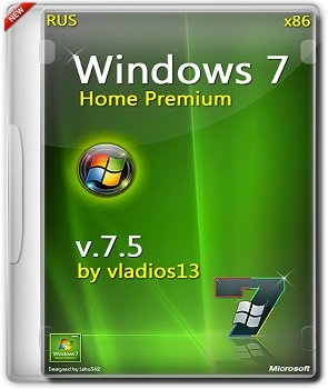 Windows 7 SP1 x86 Home Premium v7.5 by vladios13 (2014) Русский