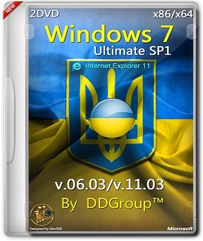 Windows 7 Ultimate SP1 x86-x64 v.06.03/v.11.03 by DDGroup (2014) Украинский