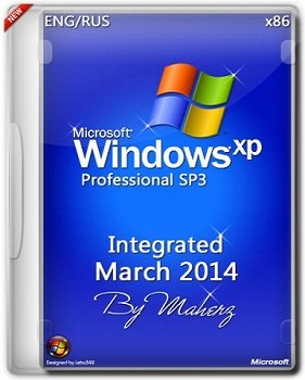 Windows XP Pro x86 SP3 Integrated March By Maherz (2014) Русский