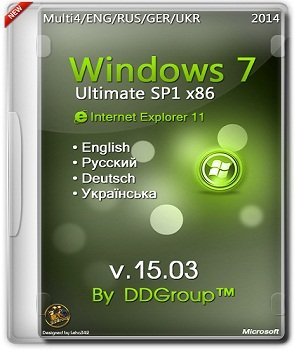 Windows 7 Ultimate x86 SP1 IE-11 v.15.03 by DDGroup (2014) Русский