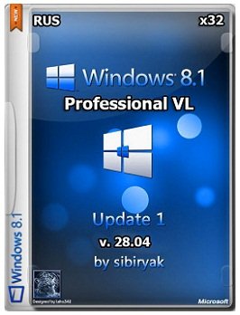 Windows 8.1 Professional x86 VL Update 1 by sibiryak v.28.04 (2014) Русский