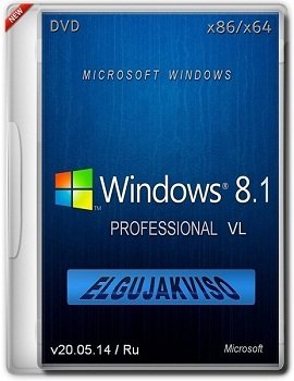 Windows 8.1 Pro 86-64bit Elgujakviso Edition v20.05.14 (2014) Rus