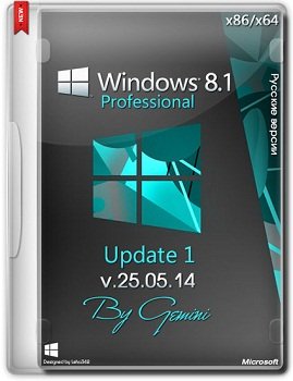 Windows 8.1 Pro [x86-x64] Update 1 v.25.05.14 by Gemini (2014) Rus
