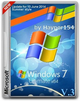 Windows 7 Ultimate x64 SP1 by Hayper154 v.3 (2014) Rus