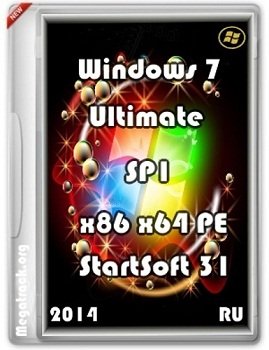 Windows 7 Ultimate SP1 [x86-x64] PE StartSoft v.31 (2014) Rus