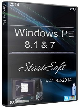 Windows PE 8.1 & 7 x86 StartSoft 41-42-2014 [2014] Rus