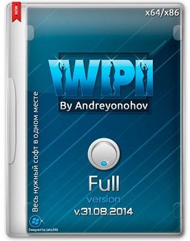 WPI DVD v.31.08.2014 x86-x64 Full By Andreyonohov & Leha342 (2014) Rus