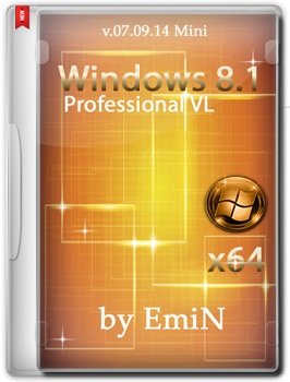 Windows 8.1 Professional x64 VL with update Mini by EmiN (2014) Rus
