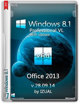 Windows 8.1 Professional x64 vl With Update & Office2013 IZUAL (28.09.14) Rus