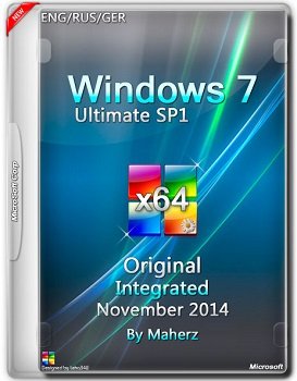 Windows 7 Ultimate SP1 x64 Integrated November by Maherz (2014) Rus