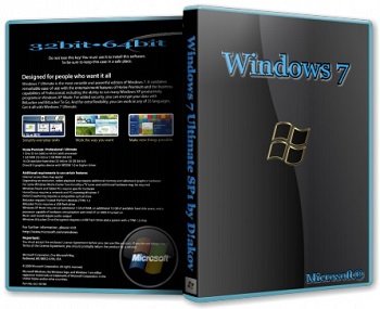 Windows 7 Ultimate SP1 by D!akov (32bit-64bit) (2014) [Multi/Rus]