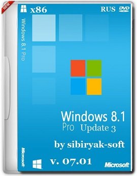 Windows 8.1 with Update 3 Professional VL by sibiryak-soft v.07.01 (х86) (2015) Rus