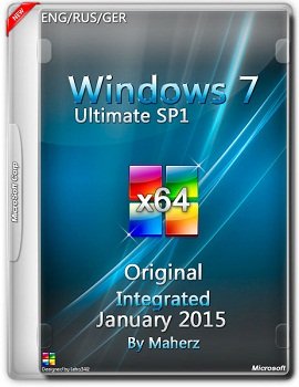 Windows 7 Ultimate SP1 x64 Integrated January 2015 By Maherz (ENG/RUS/GER)