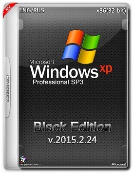 Windows XP Pro SP3 (x86) Black Edition by Zone54-LuxLOL (v.2015.2.24) [ENG/RUS]