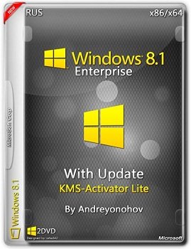 Windows 8.1 Enterprise (x86-x64) with Update by Andreyonohov 2DVD (2015) [Rus]