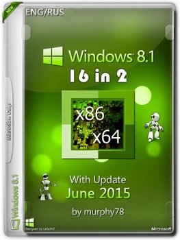 Windows 8.1 AIO 16in2 (x86-x64) With Update June by murphy78 (2015) [Rus/Eng]