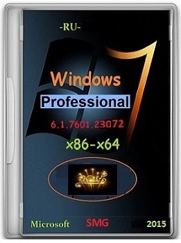 Windows 7 Professional (x86-x64)VL SP1 6.1.7601.23072.150525-0604 SMG by Lopatkin (2015) Rus
