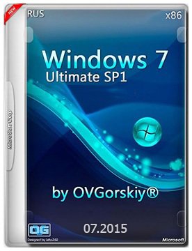 Windows 7 Ultimate Ru (x86) SP1 7DB by OVGorskiy® (v.07.2015) [RUS]