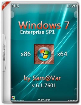 Windows 7 Enterprise SP1 (x86-x64) by Sam@Var v.6.1.7601 (2015) [Rus]