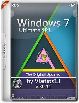 Windows 7 Ultimate SP1 (x64) by Vladios13 v.30.11 (2015) [Ru]
