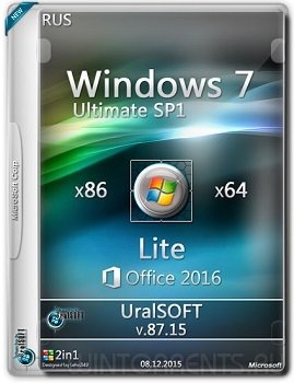 Windows 7 (x86-x64) Ultimate Lite Ofice2016 v.87.15 (2015) [Ru]