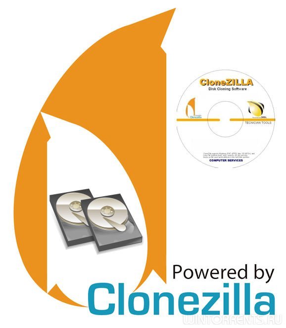 CloneZilla Live 2.4.6-16 (x86-x64) (2016) [Rus/Multi]