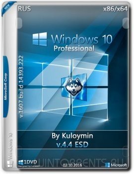 Windows 10 Pro by kuloymin v4.4 (esd) (x86-x64) (2016) [Rus]