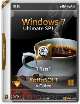 Windows 7 11-in-1 KottoSOFT v. Cofee (x86-x64) (2016) [Rus]