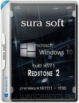 Windows 10 build 14971.1000.161111-1700. RS 2 by SURA SOFT (x86-x64) (2016) [Rus]