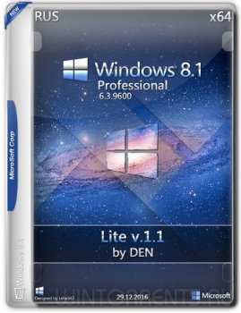 Windows 8.1 Professional (x64) Lite by Den v.1.1 (2016) [Rus]