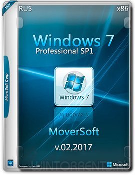 Windows 7 Professional SP1 (x86) by MoverSoft v.02.2017 (2017) [Rus]