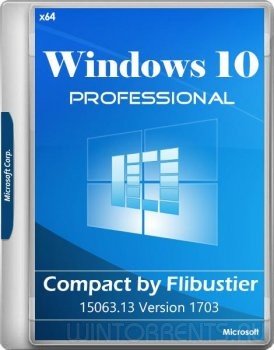 Windows 10 Pro (x64) 1703 Compact by Flibustie (2017) [Rus]