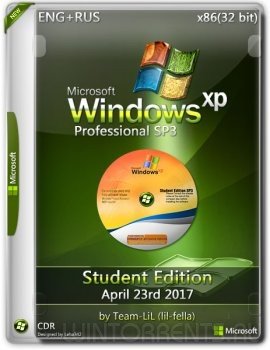 Windows XP Pro SP3 (x86) Student Edition April 23rd (2017) [Eng/Rus]