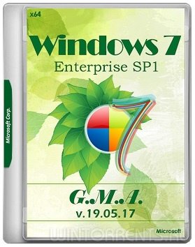 Windows 7 Enterprise SP1 (x64) by G.M.A. v.19.05.17 (2017) [Rus]