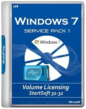 Windows 7 SP1 (x64) Volume Licensing USB DVD StartSoft 31-32 2017 (2017) [Rus]