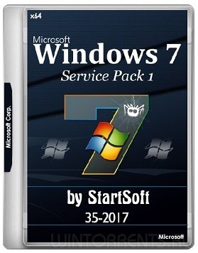 Windows 7 SP1 (x64) Release By StartSoft v.35 (2017) [Eng/Rus]
