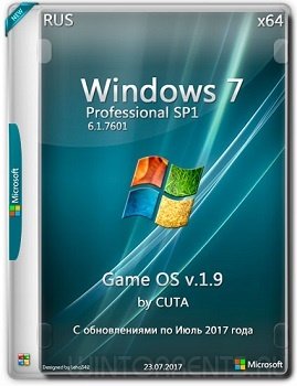 Windows 7 Professional (x86-x64) Game OS 1.9 by CUTA (2017) [Rus]