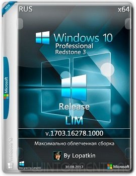 Windows 10 Pro (x86-x64) 16278.1000 rs3 release LIM by Lopatkin (2017) [Rus]