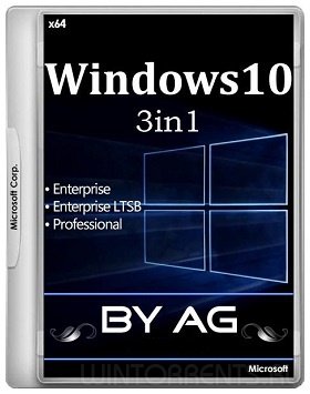Windows 10 3in1 (x64) WPI by AG 09.2017 [14393.1715 AutoActiv] (2017) [Rus]